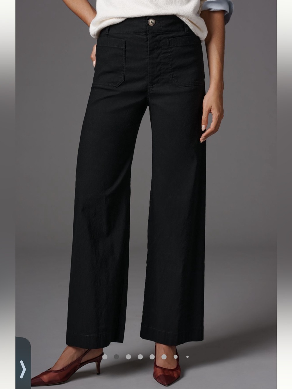The Colette Magic Fabric Full-Length Pants by Maeve 25P EUC
